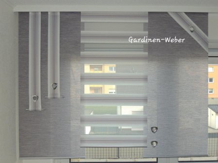 Schiebegardinen Set,  Flächenvorhänge